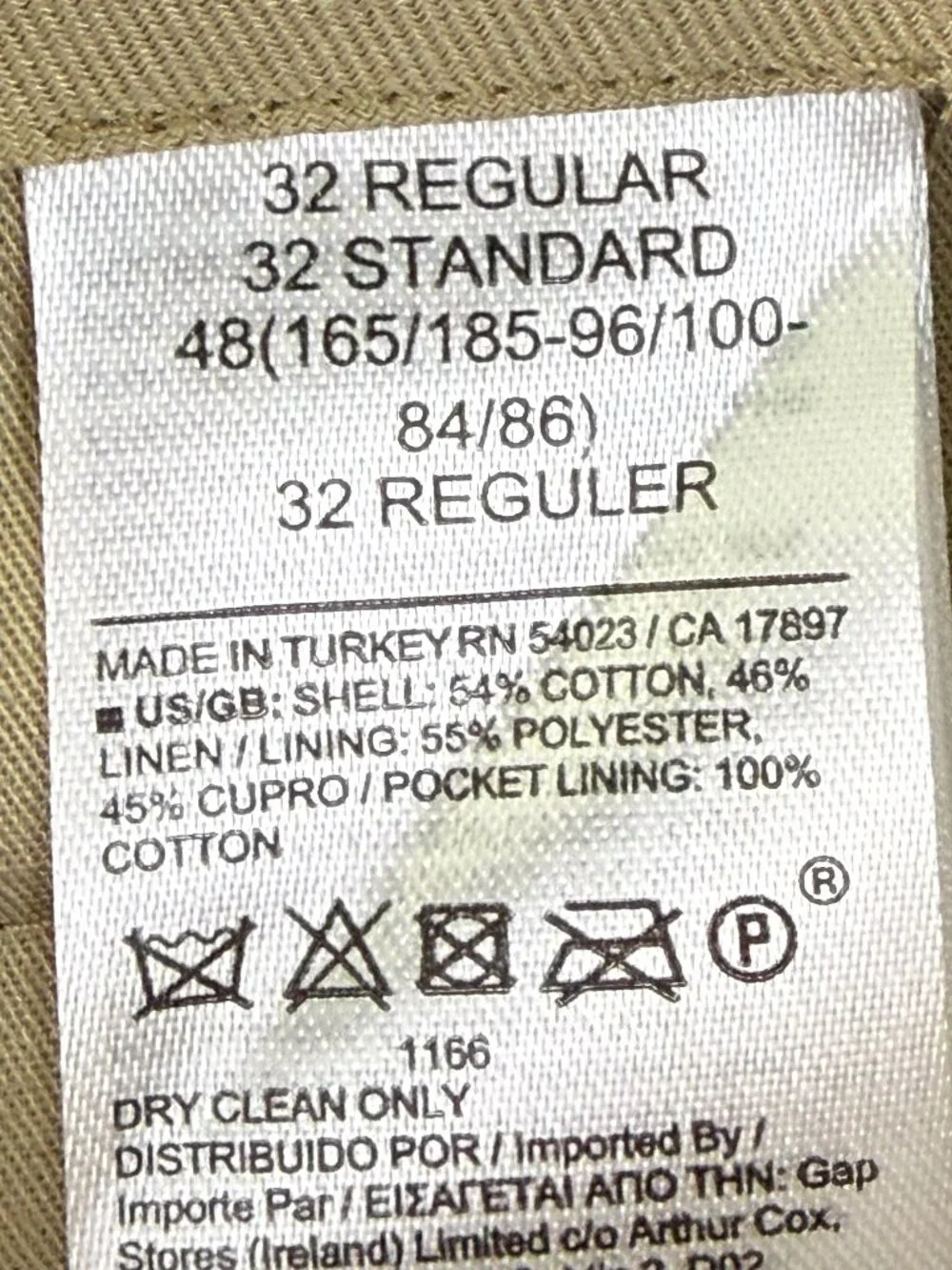 Banana Republic Italian Cotton-Linen Suit Pant Brown 32R NWT